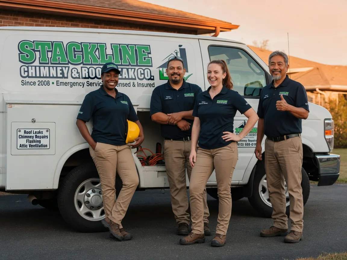 Chimney flashing repair company in Bowlegs, OK
